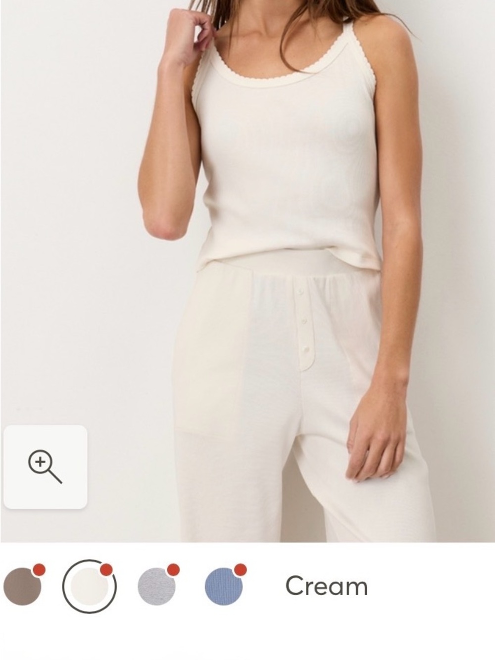 NWOT-PACT ORGANIC WOMEN’S RIB TANK/CAMI -XXL-CREAM